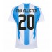 Maillot de foot Argentine Alexis Mac Allister #20 Domicile vêtements Copa America 2024 Manches Courtes